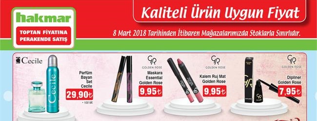 Hakmar Aktüel 8 Mart 2018 İndirimli Ürün Kataloğu