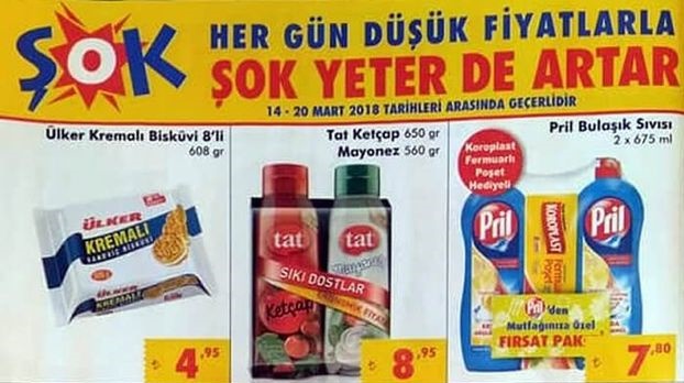 Şok Market 14 Mart 2018 Aktüel Ürünler Kataloğu