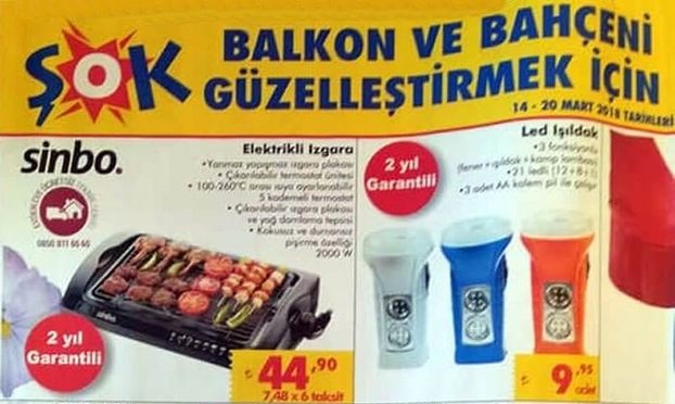 Şok Market 14 Mart 2018 Aktüel Ürünler Kataloğu