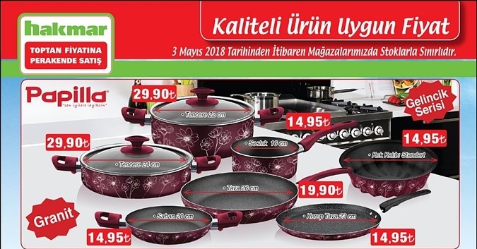 Hakmar 3 Mayıs 2018 Aktüel Ürünleri