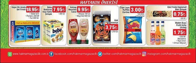 Hakmar 3 Mayıs 2018 Aktüel Ürünleri