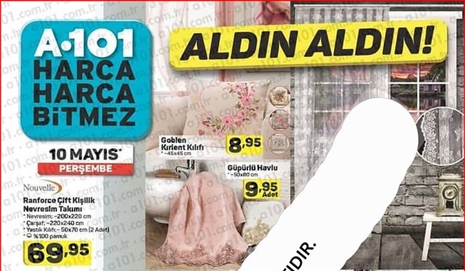 A101 10 Mayıs 2018 İndirimli Aktüel Ürünler Kataloğu