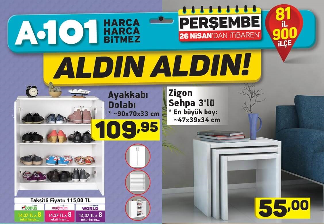 A101 Market 28 Nisan 2018 Aktüel İndirimli Ürünler Broşürü