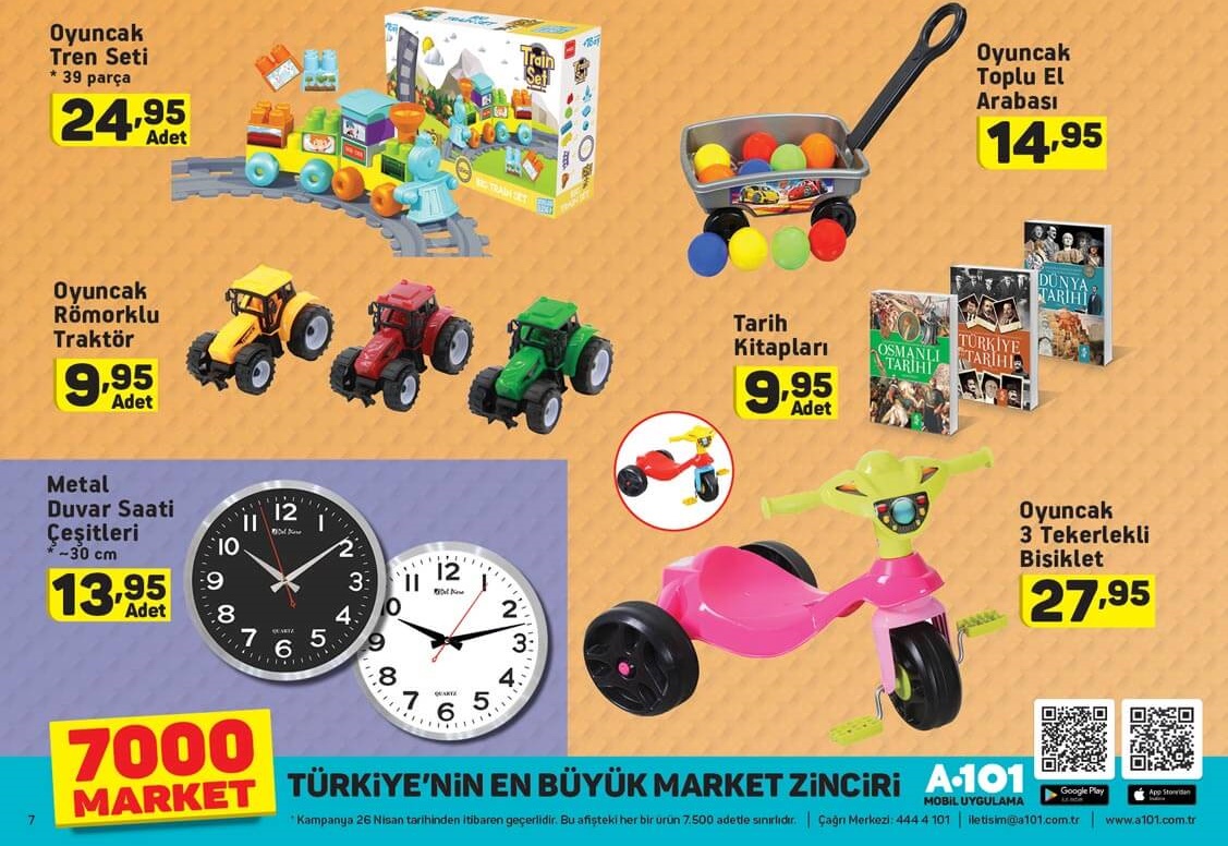 A101 Market 28 Nisan 2018 Aktüel İndirimli Ürünler Broşürü