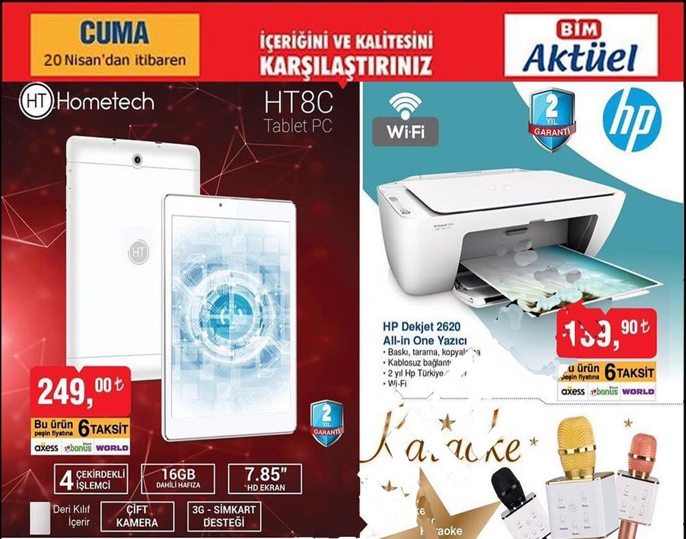 Bim Şok 11-25 Nisan 2018 Aktüel İndirimli Ürünler Kataloğu