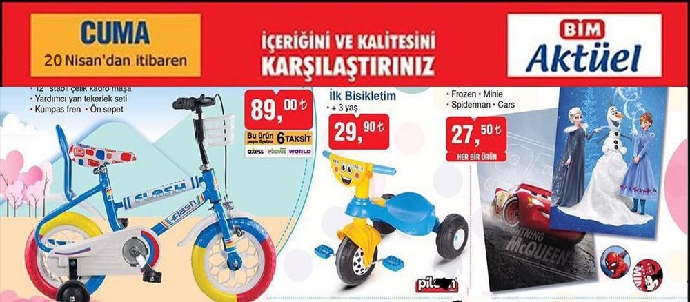 Bim Şok 11-25 Nisan 2018 Aktüel İndirimli Ürünler Kataloğu