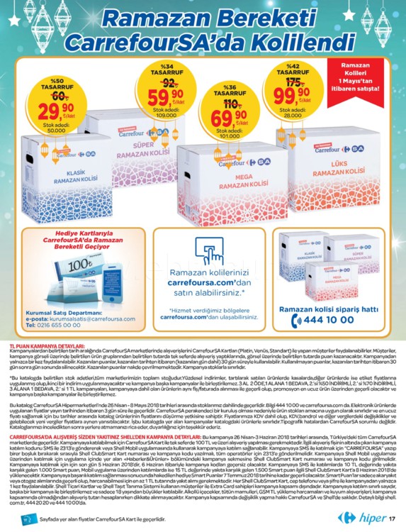 Carrefour 29 Nisan - 08 Mayıs 2018 Aktüel Ürünler Kataloğu