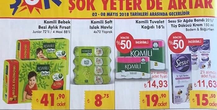 ŞOK 2 MAYIS 2018 İNDİRİMLİ ÜRÜNLER KATALOĞU