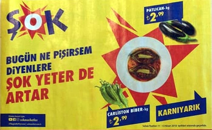 Şok Market 11 Nisan 2018 Aktüel Ürünler Kataloğu