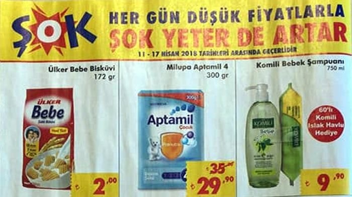 Şok Market 11 Nisan 2018 Aktüel Ürünler Kataloğu