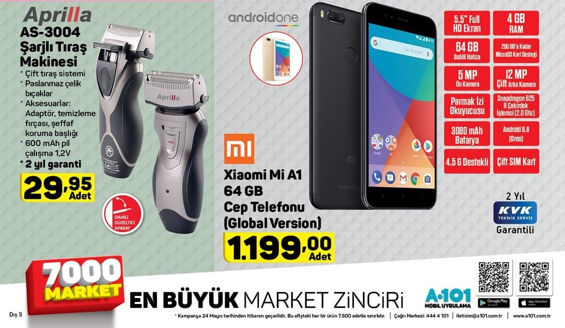 A101 Market 24 Mayıs 2018 İndirimli Fırsat Ürünleri Kataloğu