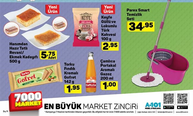 A101 Market 7 Haziran 2018 Aktüel Ürünler Fırsatları