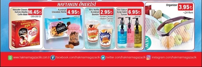 Hakmar 10 Mayıs 2018 Aktüel Ürünler Kataloğu