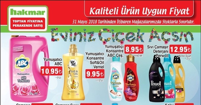 Hakmar Market 31 Mayıs 2018 Aktüel Ürünler Kataloğu