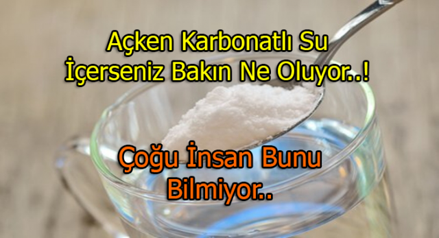 Açken Karbonatlı Su İçerseniz Öyle Bir Şey Oluyor Ki..