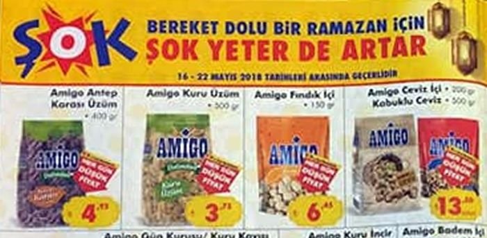 ŞOK 16 Mayıs 2018 Aktüel İndirim Kataloğu