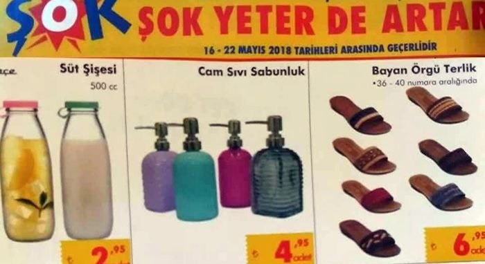 ŞOK 16 Mayıs 2018 Aktüel İndirim Kataloğu