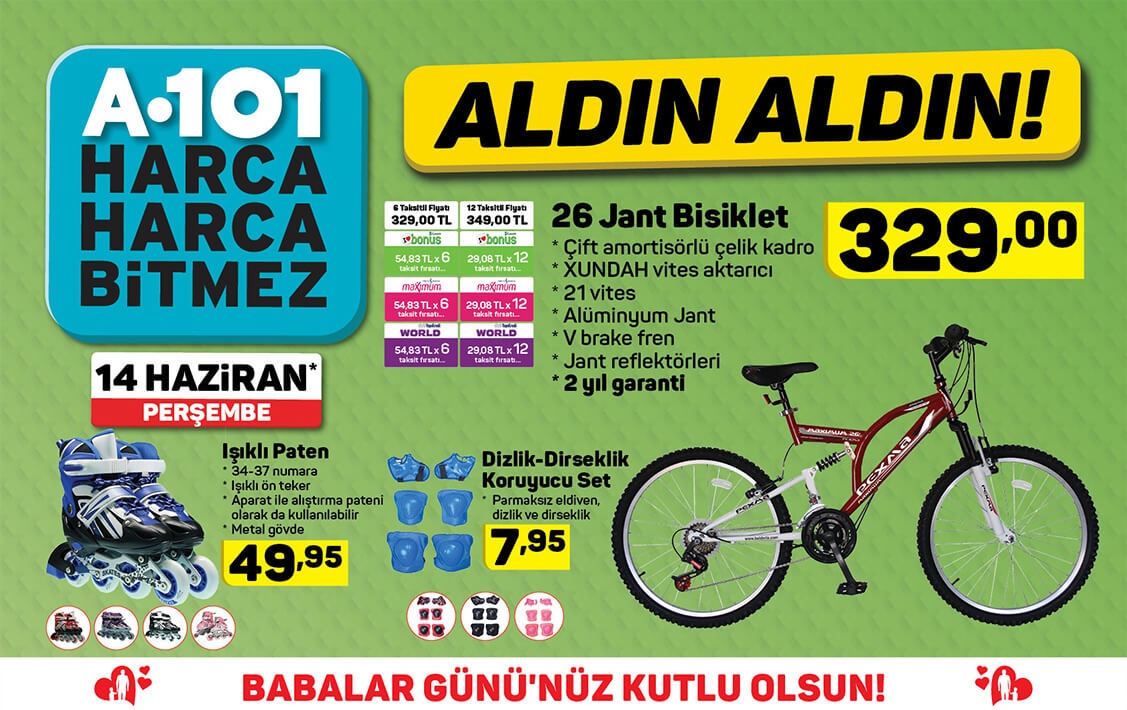 A101 Market 14 Haziran 2018 Aktüel Ürünler