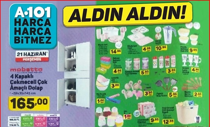 A101 21 Haziran 2018 Aktüel Ürünler Kataloğu