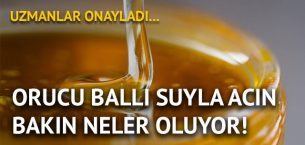 Orucu ballı su ile açmanın 4 inanılmaz faydası