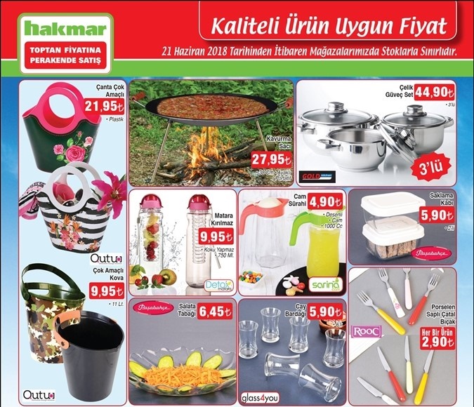 Hakmar 21 Haziran 2018 Aktüel Ürünler Kataloğu