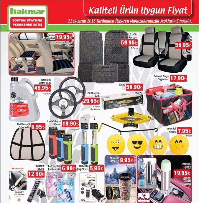 Hakmar 21 Haziran 2018 Aktüel Ürünler Kataloğu