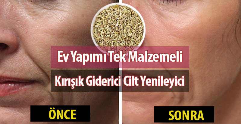 Ev Yapımı Tek Malzemeli Kırışık Giderici Cilt Yenileyici