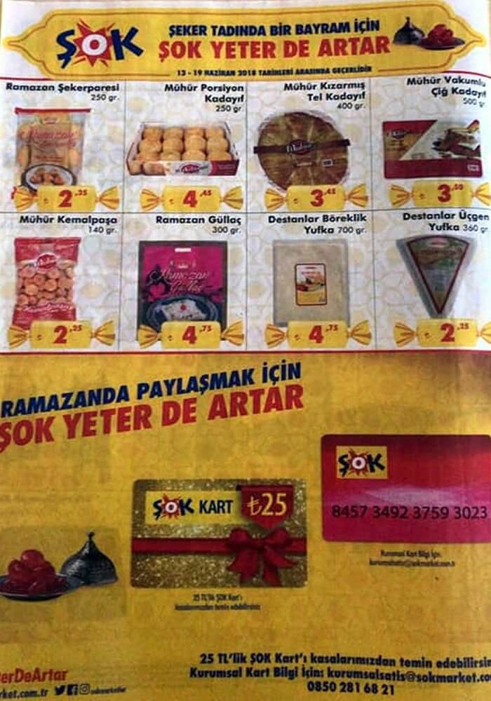 ŞOK 13 HAZİRAN 2018 AKTÜEL ÜRÜNLER KATALOĞU