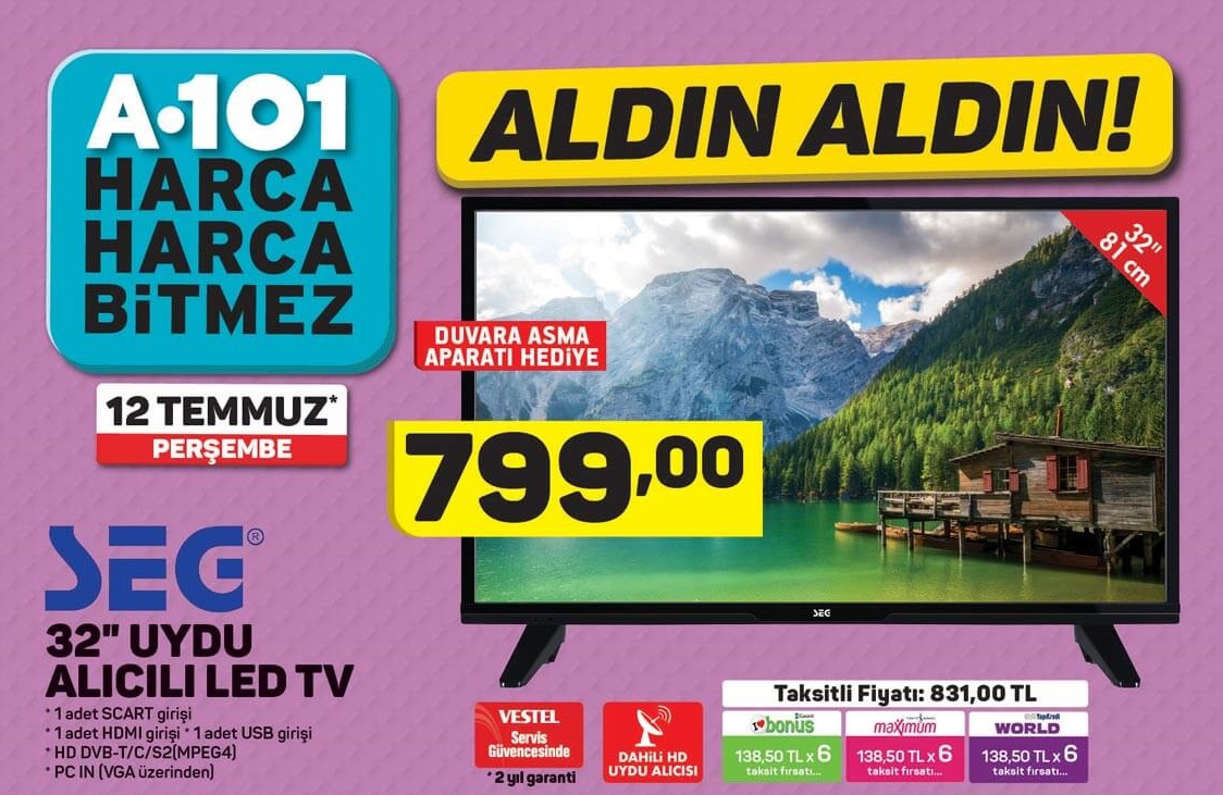 A101 12 Temmuz 2018 Aktüel Ürünler Kataloğu