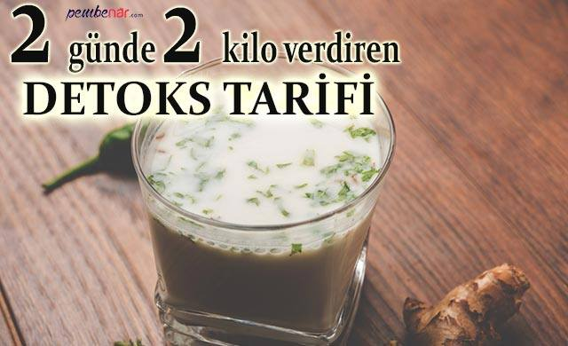 Hızlı Kilo Vermek İsteyenler 2 günde 2 kilo verdiren AYRAN DETOKSU!