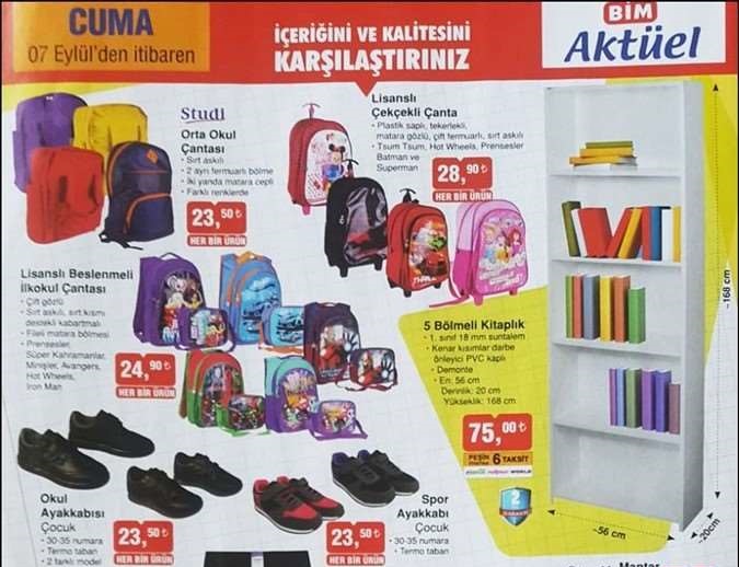 Bim 7 Eylül 2018 Aktüel Ürünler Kataloğu