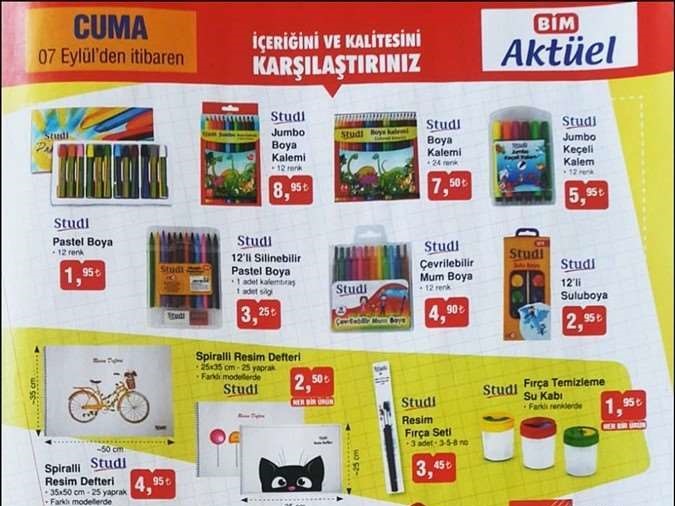 Bim 7 Eylül 2018 Aktüel Ürünler Kataloğu