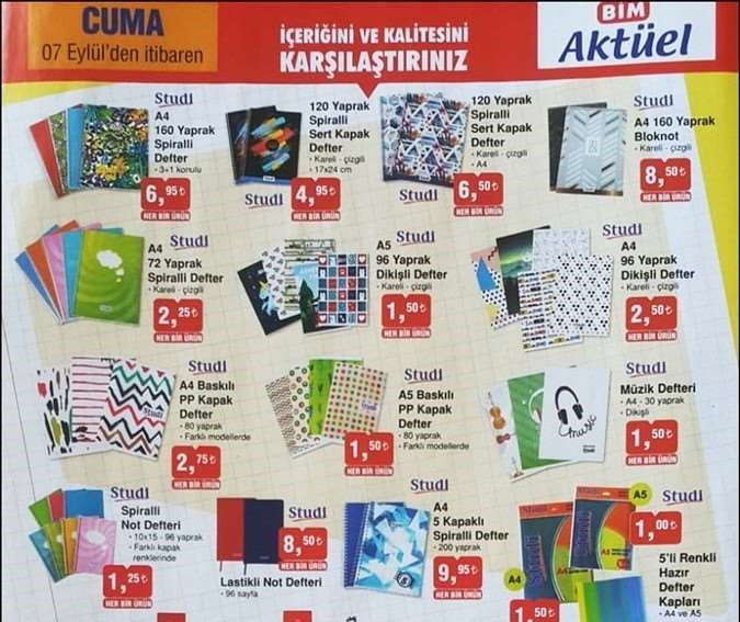 Bim 7 Eylül 2018 Aktüel Ürünler Kataloğu