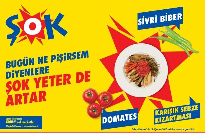 ŞOK 18 Ağustos 2018 Hafta Sonu Fırsatları