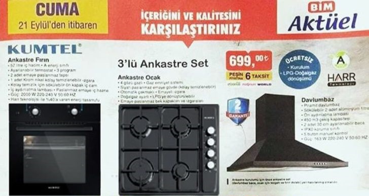 Bim Aktüel 21 Eylül 2018 Kampanya Aktüel Ürünleri