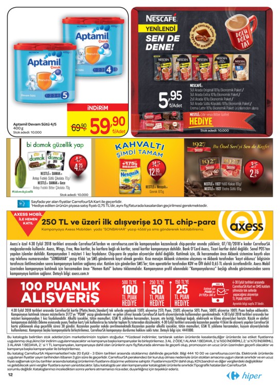 Carrefour 30 Eylül - 03 Ekim 2018 Aktüel Kampanya Broşürü