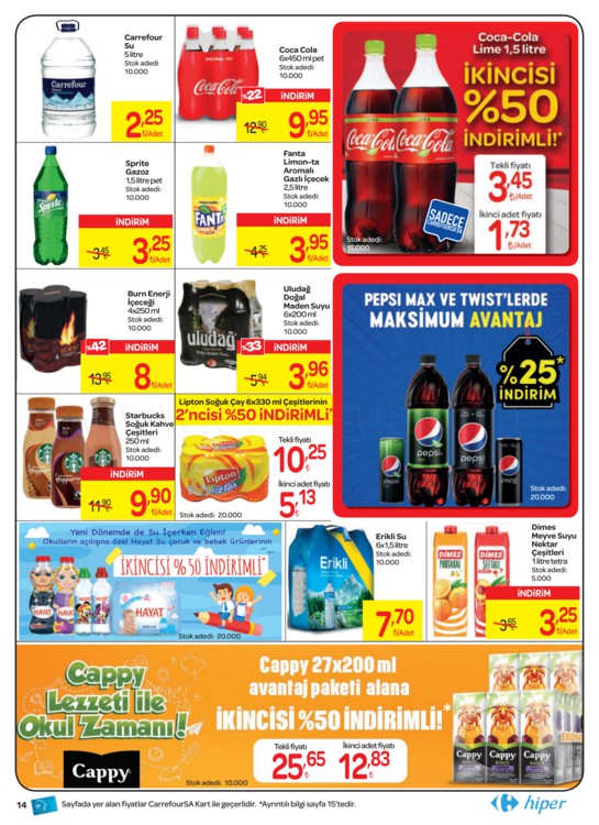 Carrefour 10 - 19 Eylül 2018 Kampanya Aktüel Broşürü