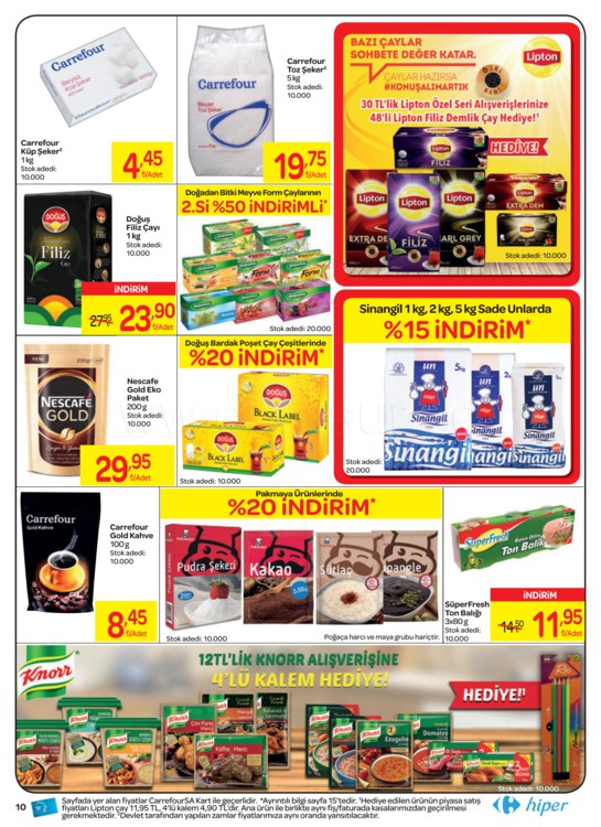 Carrefour 10 - 19 Eylül 2018 Kampanya Aktüel Broşürü