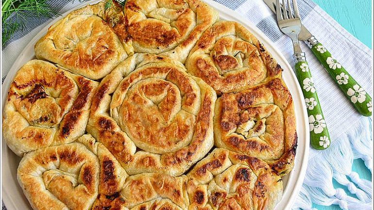 tavada gül börek nefis tarifler