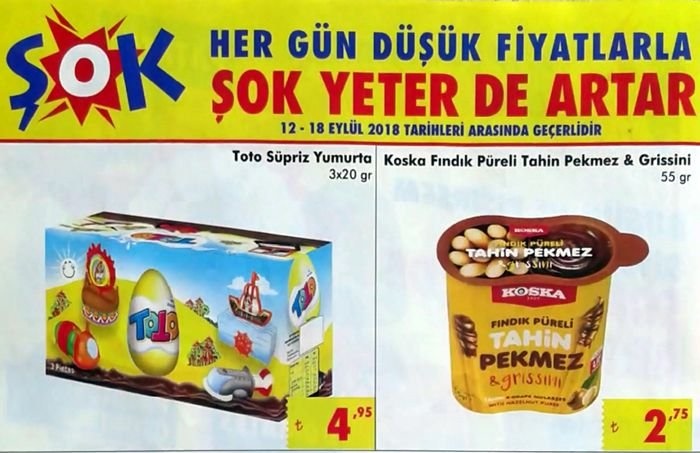 ŞOK Market 12 Eylül 2018 Aktüel İndirim Kataloğu