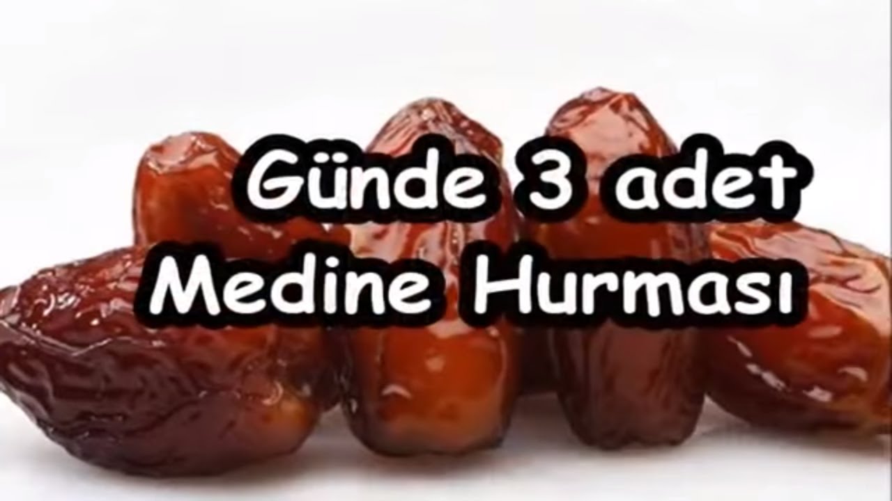 Günde 3 adet Medine hurmasının inanılmaz faydaları