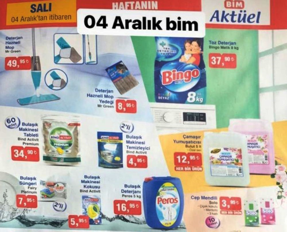 Bim 30 Kasım 2018 Aktüel Ürünler Kataloğu