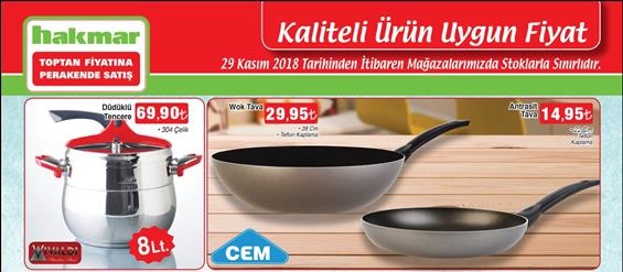 Hakmar 29 Kasım 2018 Aktüel Ürünler Kataloğu