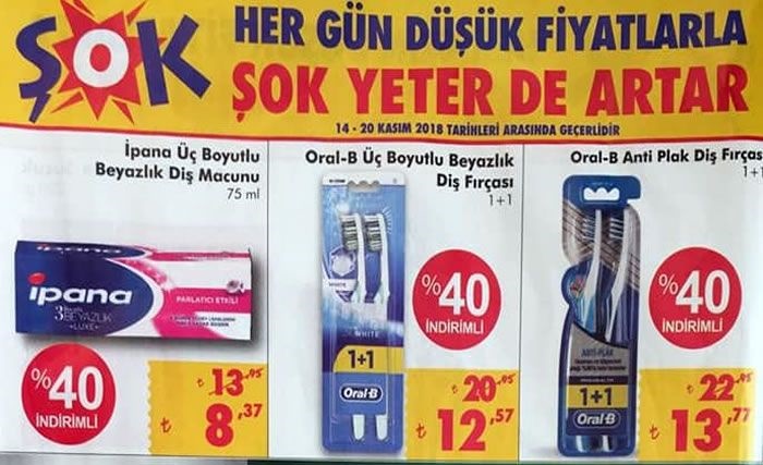 ŞOK 14 Kasım - 21 Kasım 2018 Aktüel Ürünler Kataloğu