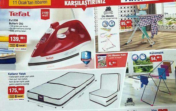 BİM 11 Ocak 2019 Aktüel Ürünler Kataloğu