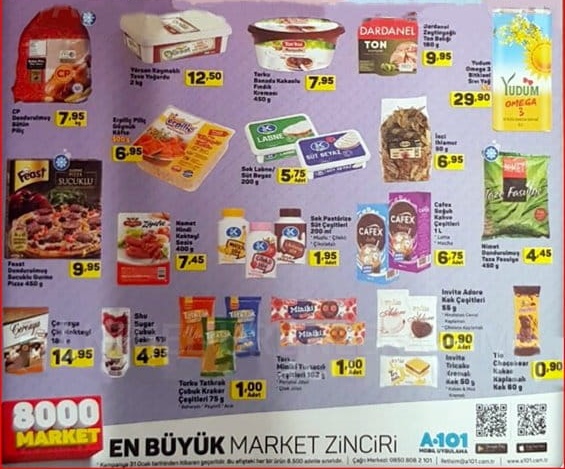 A101 Market 31 Ocak 2019 Aktüel İndirimli Ürünler Kataloğu