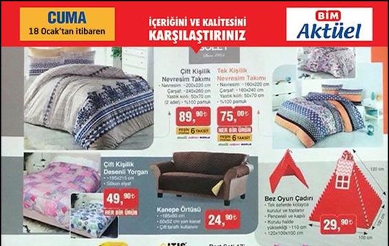 Bim 18 Ocak 2019 Aktüel İndirimli Ürünler Kataloğu