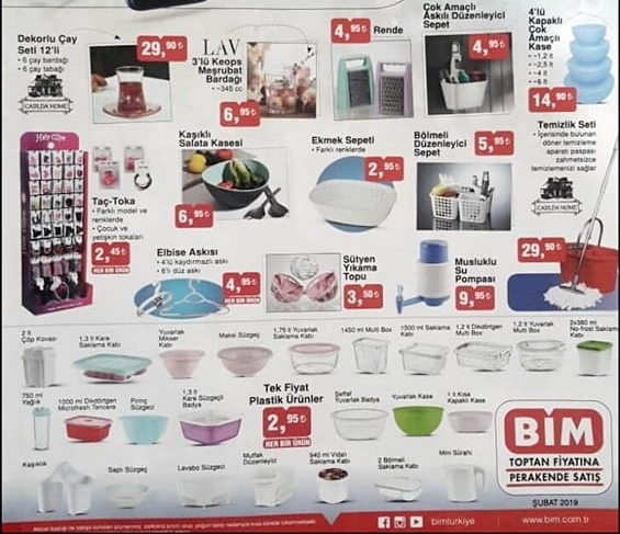 Bim 8 Şubat 2019 Aktüel Ürünler Kataloğu